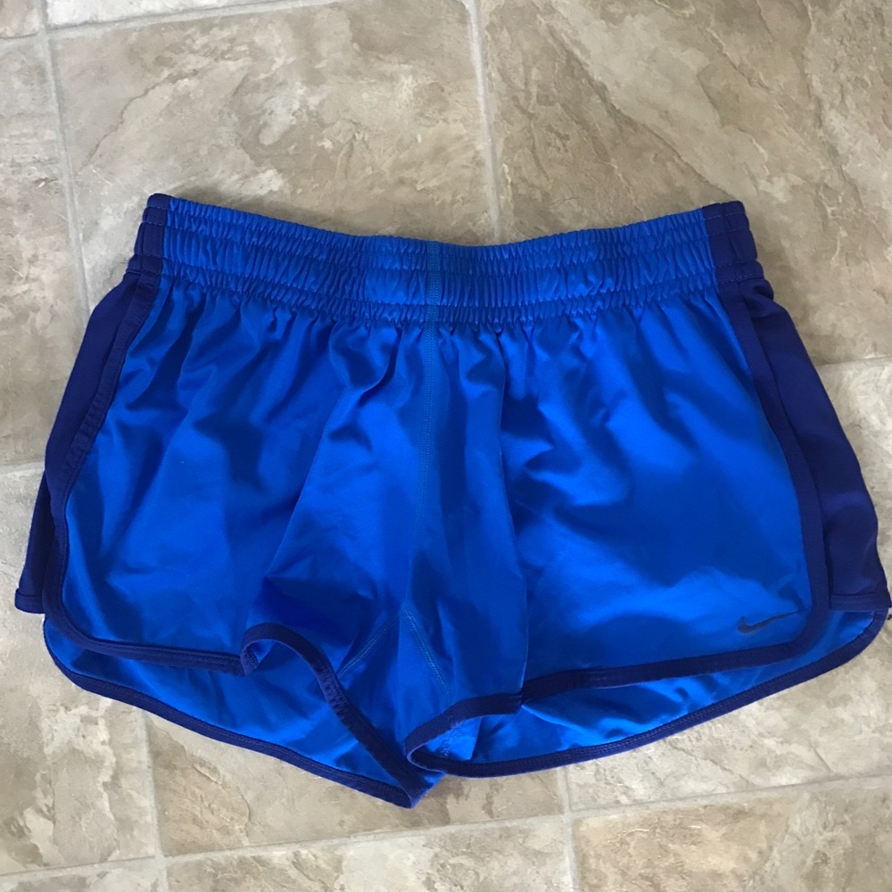 Nike Women's Dri Fit Shorts - Size M, Royal Blue